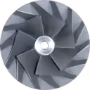LeadTurbo compressor wheel side view