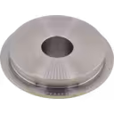 Vue de dessous à 45 degrés montrant la face plate et le trou central de l'anneau de poussée HX83