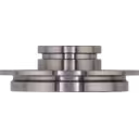Vue de profil d'un anneau de poussée métallique HX83 pour Cummins QSK50 G6