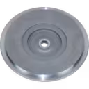 Vue avant du back plate 408045-0039 pour turbo J96 avec rainures concentriques