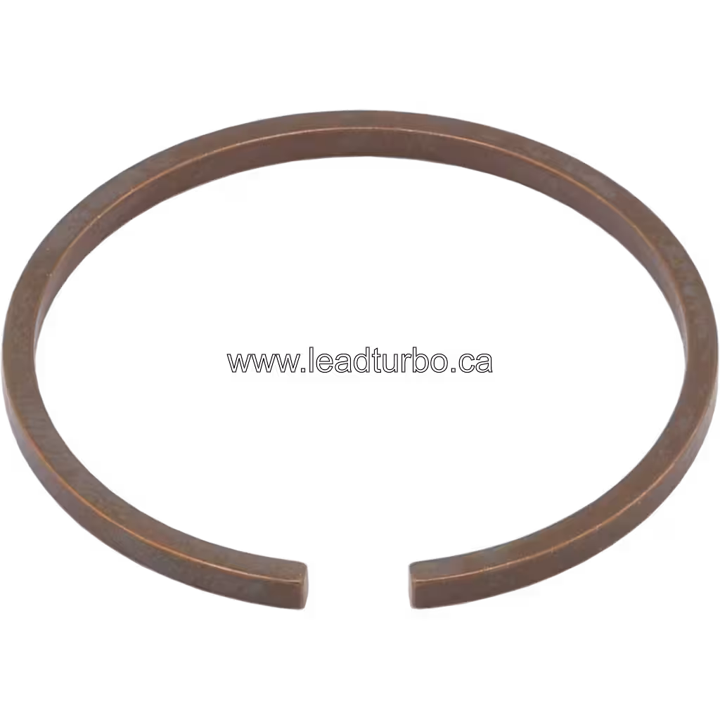 Bague de piston HE800FG vue de dessus à 45 degrés