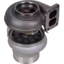 CAT 3408 engine turbocharger side view