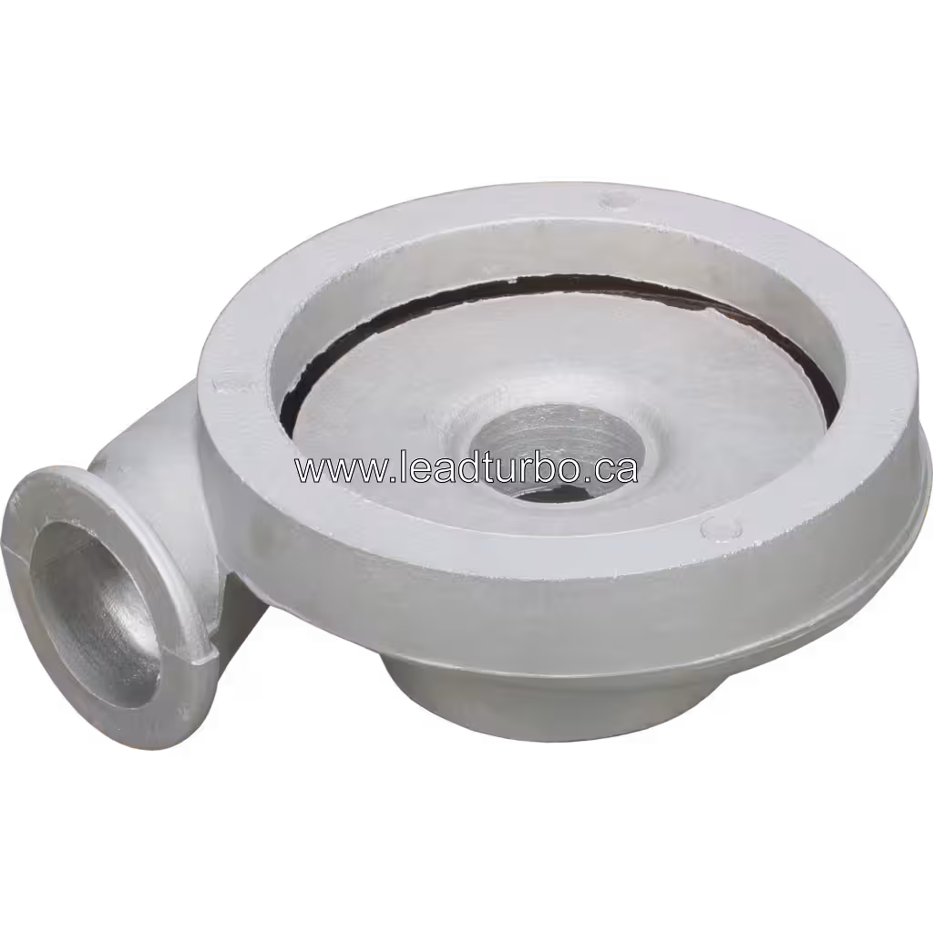 Carénage de compresseur HX60W 3534252-CAST, vue inférieure 45 degrés