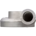 Carénage de compresseur 3534252-CAST HX60W en métal gris clair, vue avant