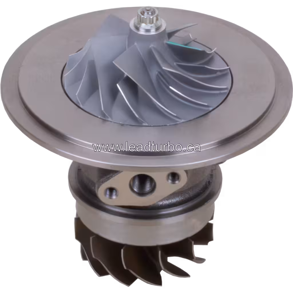 Core HX50 4027094 vue du dessus montrant la roue de turbine et le bride
