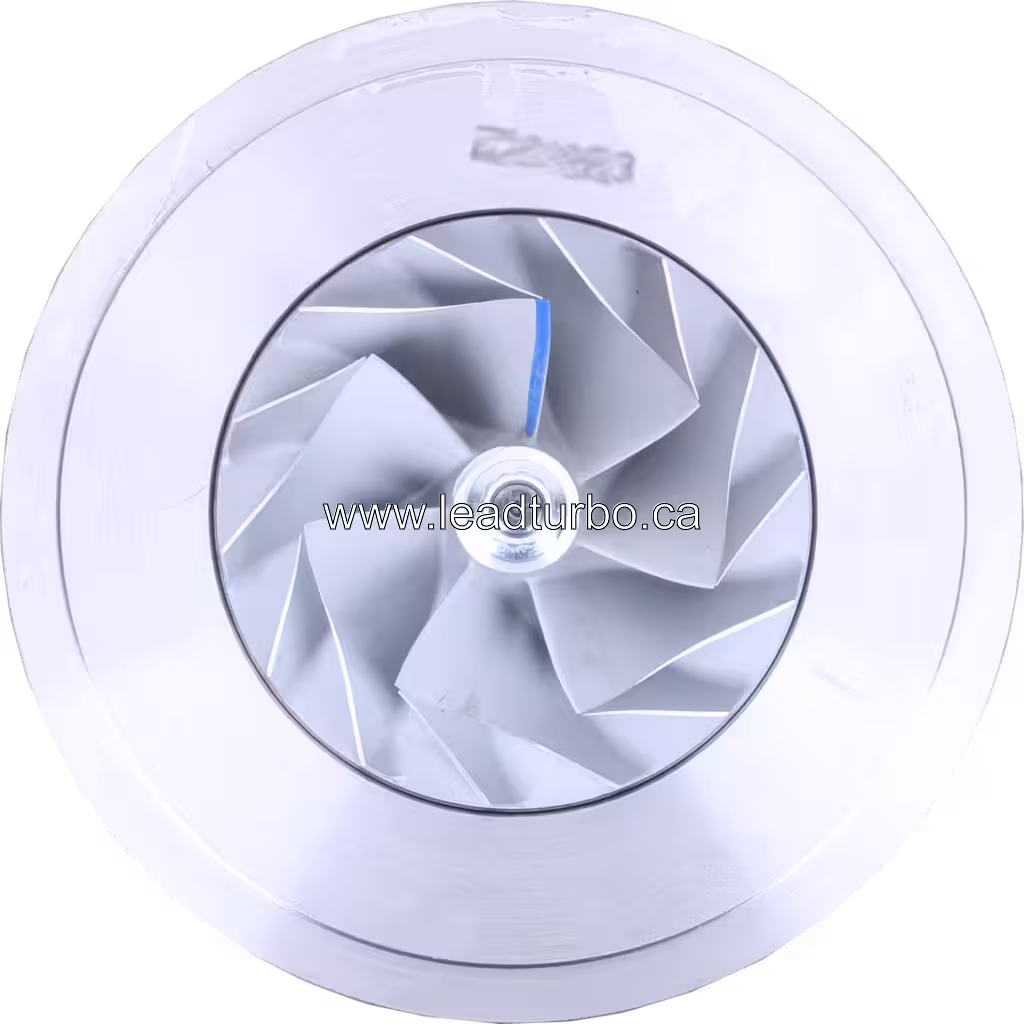 Vue avant du core HX50W FOR 2836638 montrant la roue compresseur