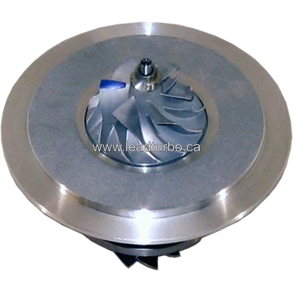 Assemblage core turbo J96 avec roue turbine et compresseur visibles