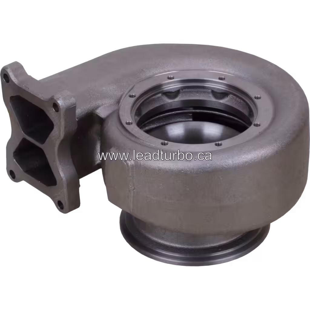 FOR 2838541 TH HX83 Turbine Housing for Cummins QSK38 bottom 45 degree view
