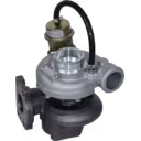 Cummins Diesel Engine Turbocharger Side View
