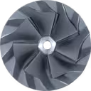 Détail de la roue de compresseur pour turbocompresseur
