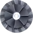 Détail de la roue de compresseur turbo J96