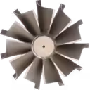 Roue de turbine 4040227 pour turbo HE800FG HX82 Cummins Q19 thumbnail 2