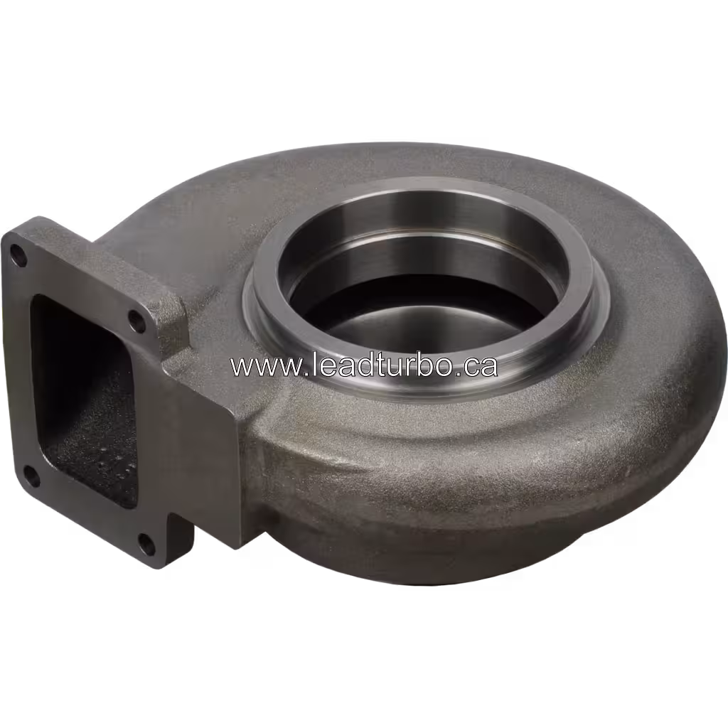 S510C004 turbine housing top view showing polished inlet