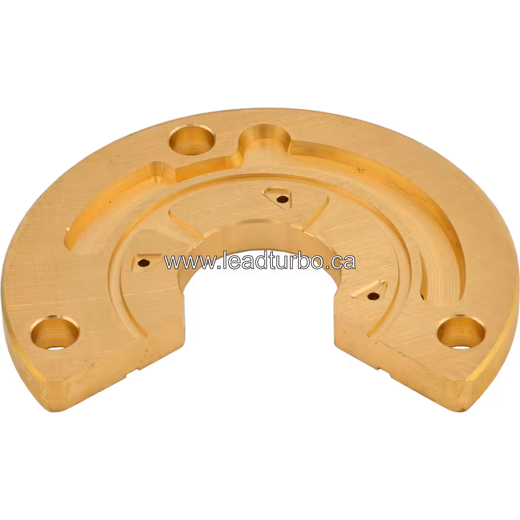 Thrust bearing BTL7510 vue de bas à 45 degrés montrant le bord externe asymétrique