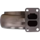 Turbine housing 3524738 pour turbo J96 vue de face avec bride à deux ports