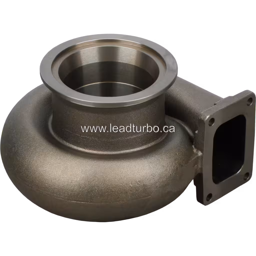 Coque de turbine CUMMINS KTA50 avec bride d'entrée circulaire polie