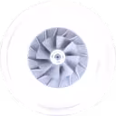 Turbocharger core for Komatsu D155