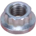 Turbocharger shaft nut replacement part