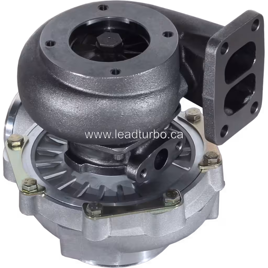 Turbocompresseur 452159-0001 GT3776 Remplacement New Holland EP040B bottom 45 degree view