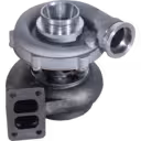 Turbocompresseur 466588-5003 vue supérieure avec carter compresseur poli