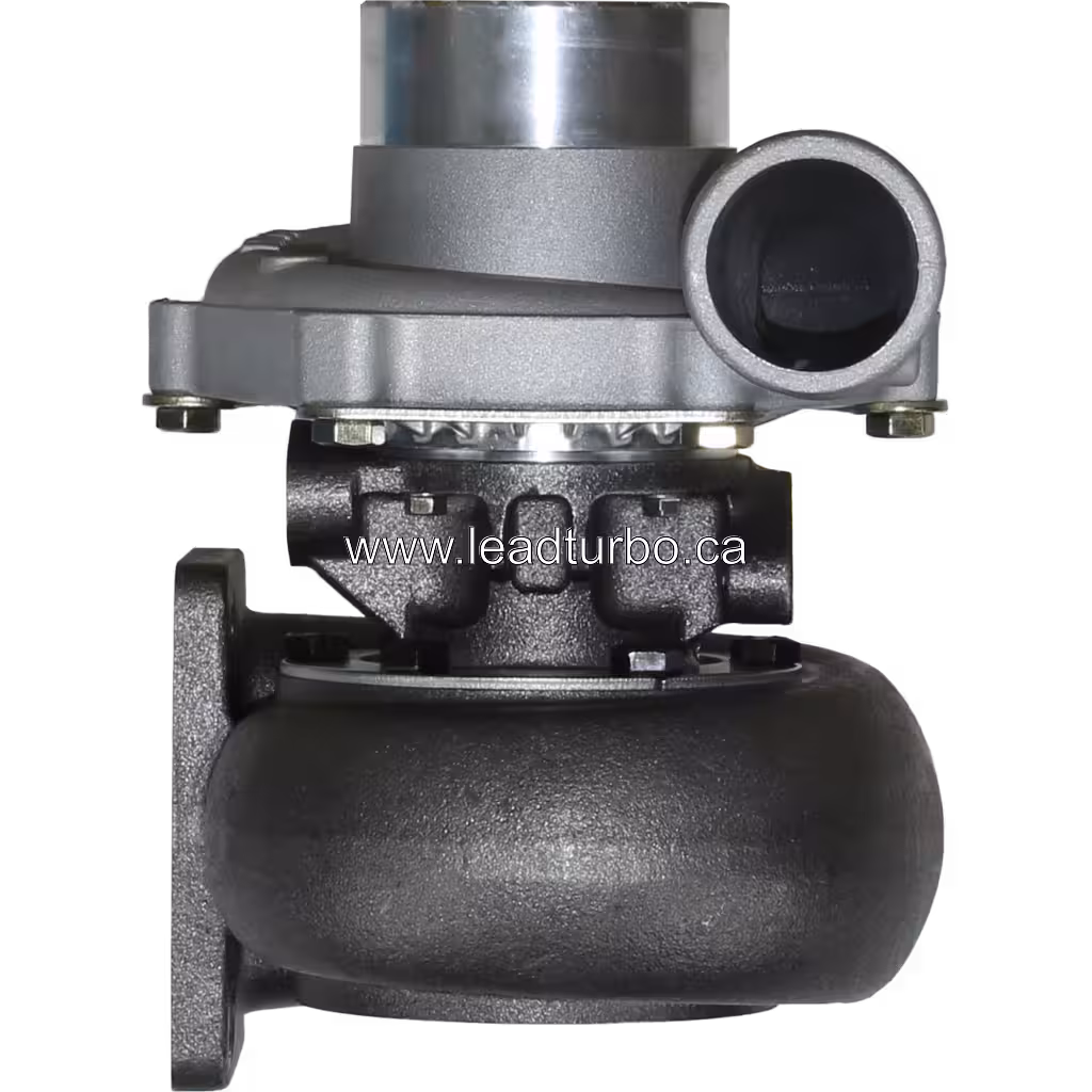 Turbocompresseur 6138-82-8200 TO4B59 avec carter compresseur argenté et carter turbine noir