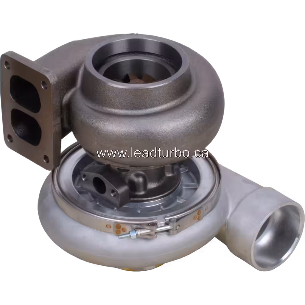 Turbocompresseur 6505525410 KTR110G-QD6B pour Komatsu D155A-3 bottom 45 degree view
