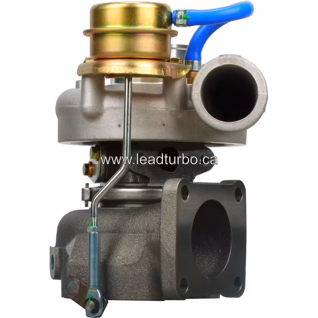 Turbocompresseur CT26 17201-68010 avec actionneur doré et flexible bleu