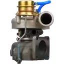 Turbocompresseur CT26 17201-68010 avec actionneur doré et flexible bleu