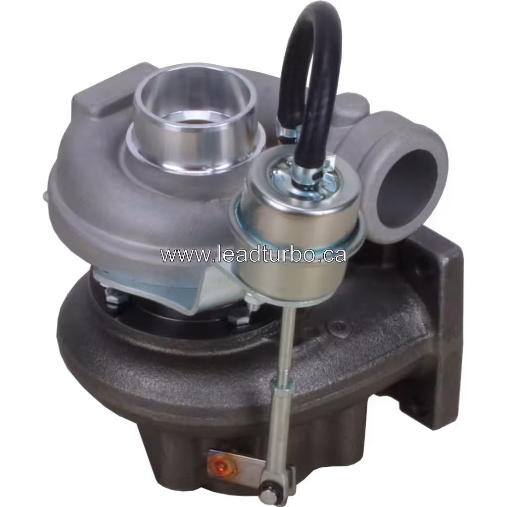 Vue avant du turbocompresseur 727264-5008S-T Caterpillar JCB