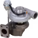 Turbocompresseur Perkins 1104C-44T réf. 711736-5026, vue du dessus à 45 degrés