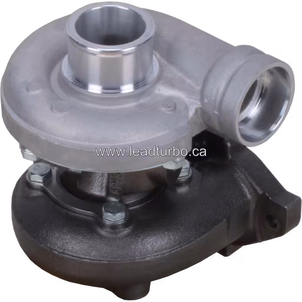 Vue latérale du turbocompresseur de remplacement 313818-U