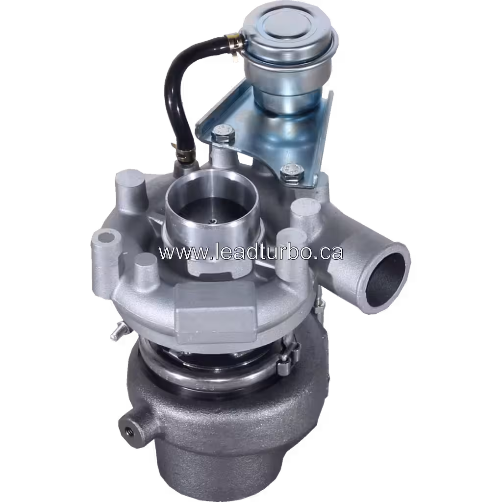 Vue avant du turbocompresseur diesel pour moteur 4D34TI