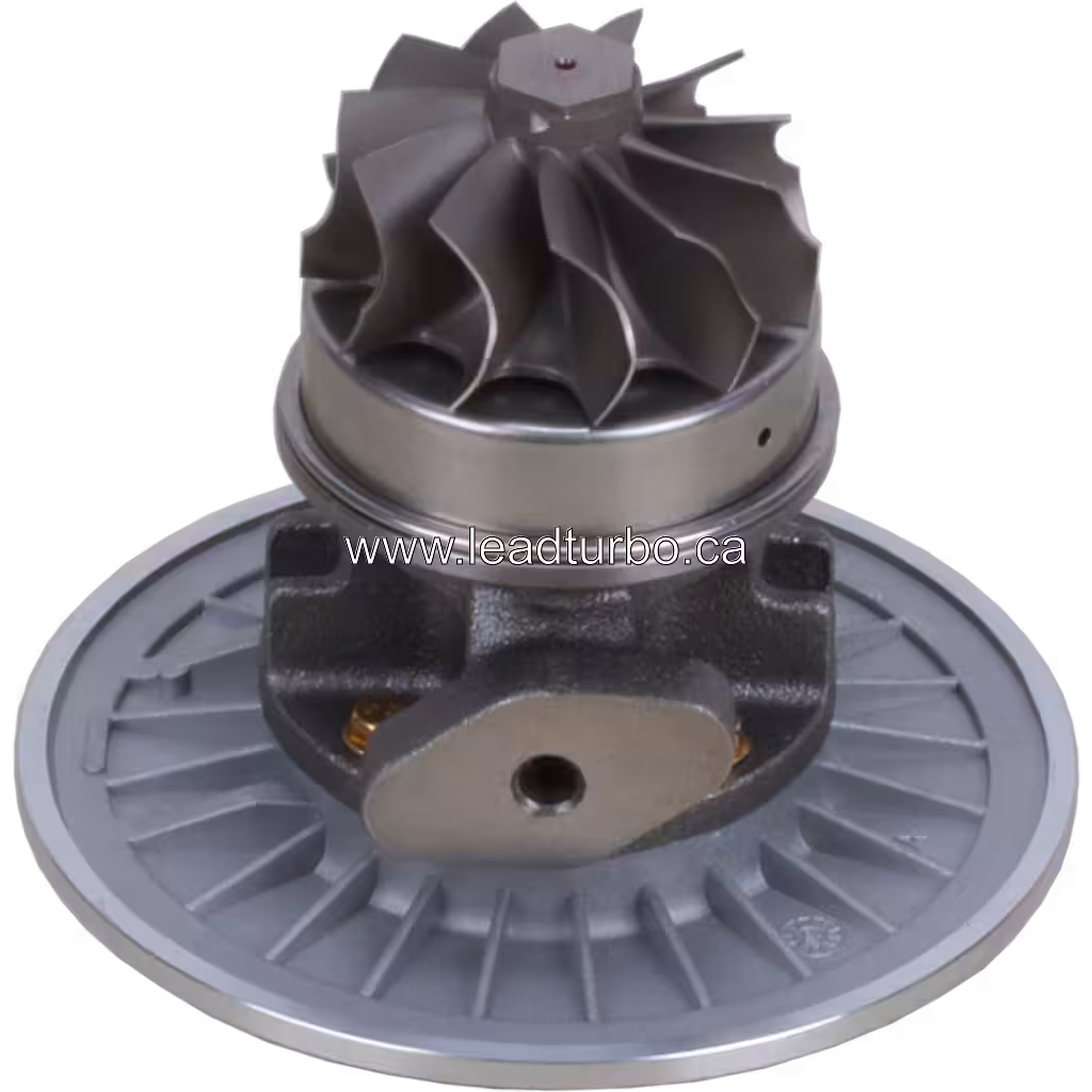 VA850014 turbo core bottom view showing turbine housing and bearing housing