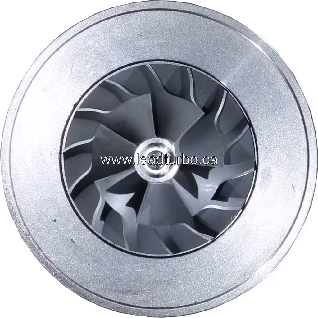FOR 04223754KZ S2B turbocharger core front view showing compressor wheel