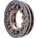 17201-0L040 NRA J96 nozzle ring assembly top view showing vane ring and mounting flange