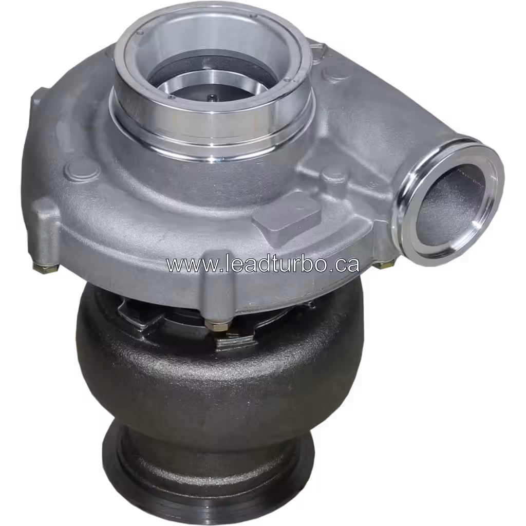 K29-3569QOAKB14 turbocharger top view showing compressor housing