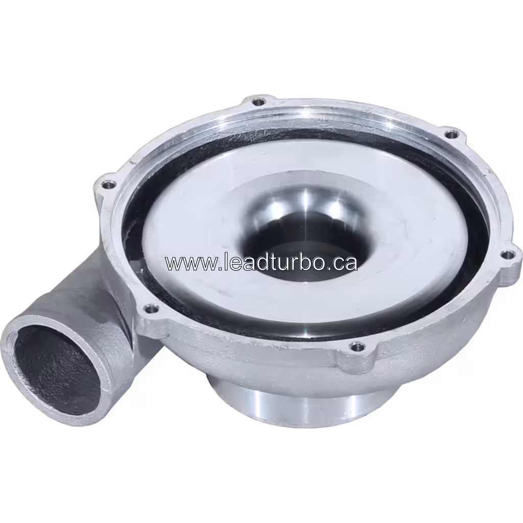 Bottom view of 24100-3130A CH compressor housing showing central bore and mounting holes
