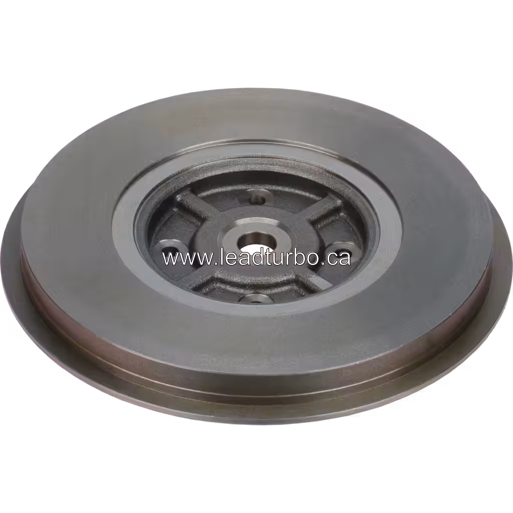 Top view of 2841902 back plate with central hub and outer flange