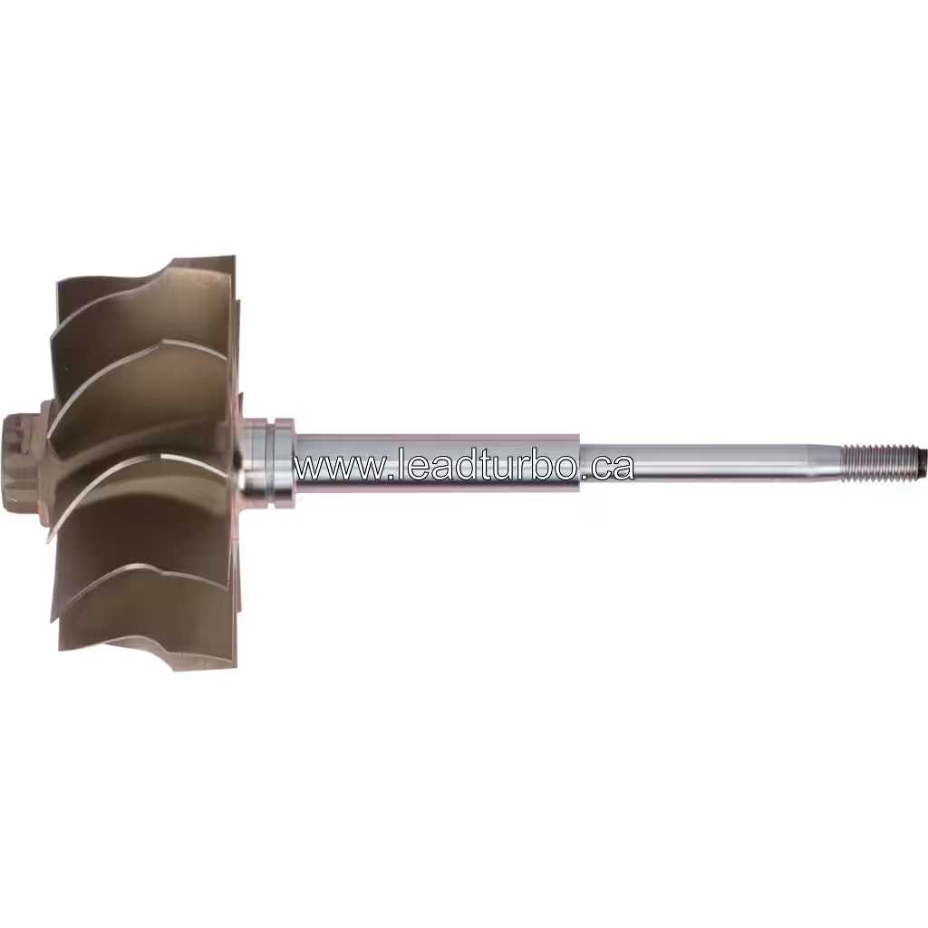 FOR 3522064 TW H2C turbine wheel front view with curved blades