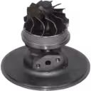 45-degree bottom view of 3545692 core showing turbine wheel side