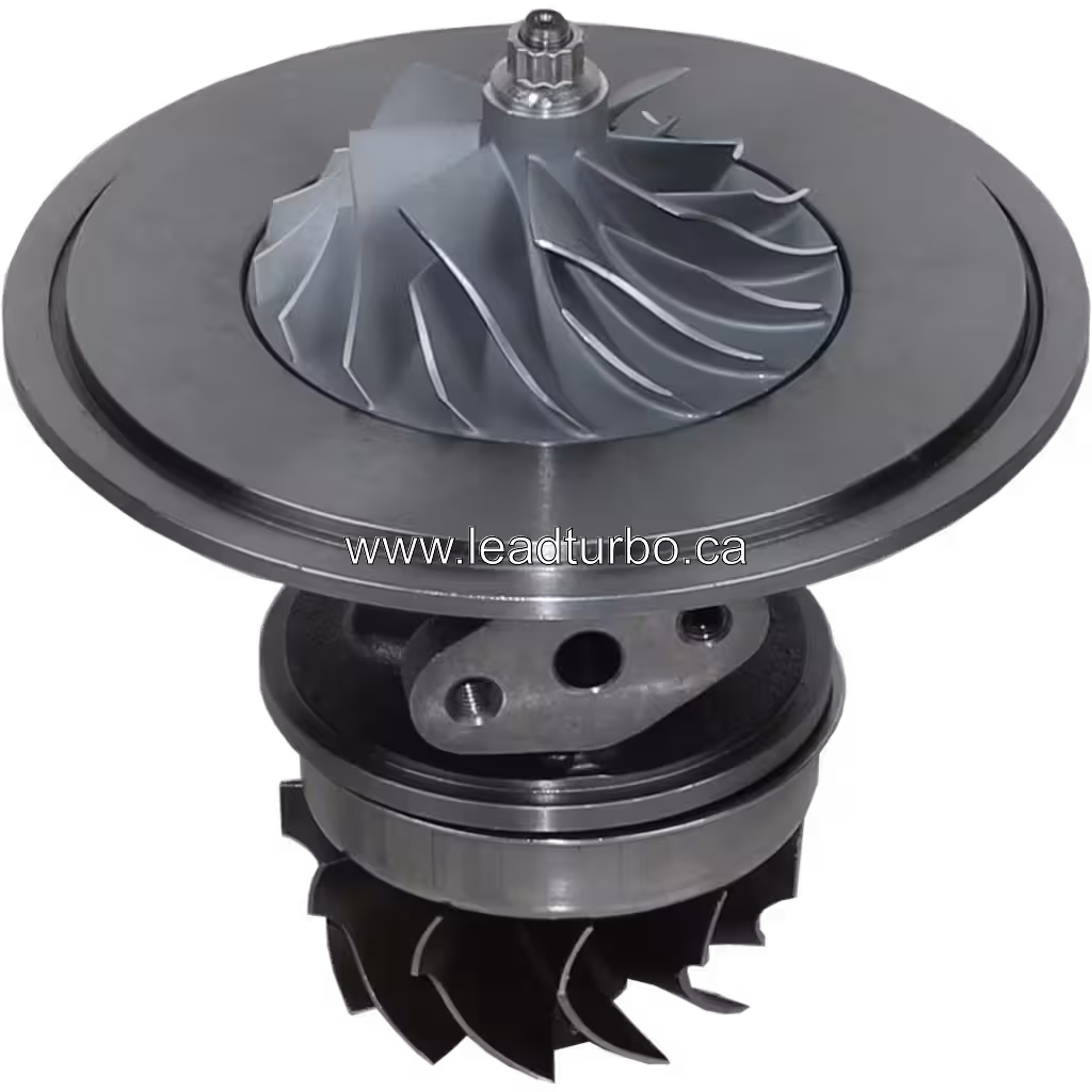 45-degree top view of H2D core with mounting flange and bearing housing