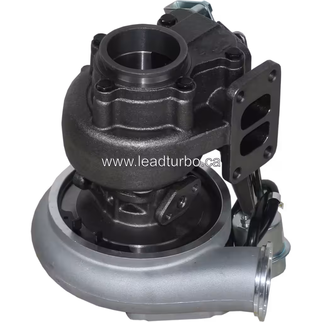 3590808 HX35W Turbocharger Replacement for Cummins 6BT 215HP bottom 45 degree view