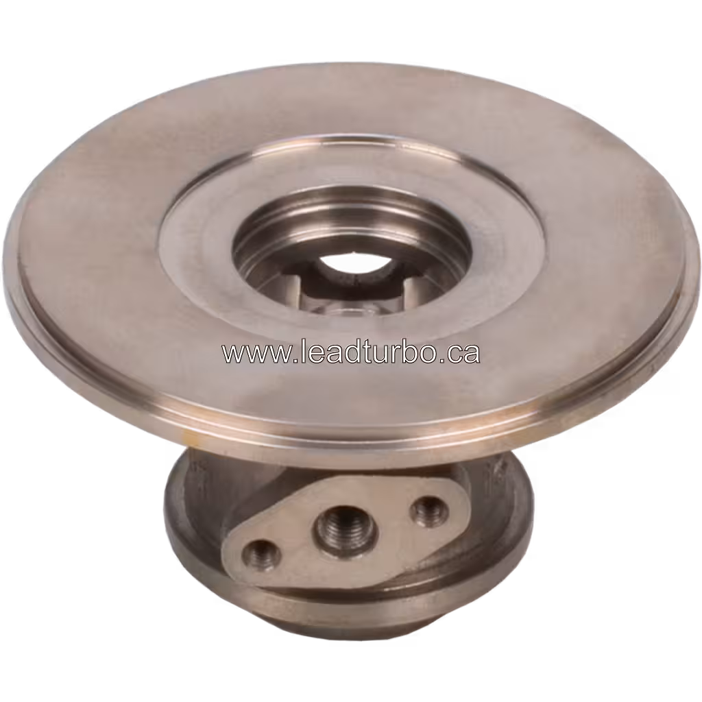 Cummins HX35W bearing housing top view showing circular flange