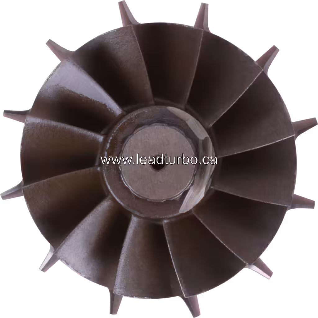 3593822 HE500VG Turbine Wheel for Cummins ISX1 Turbocharger top view