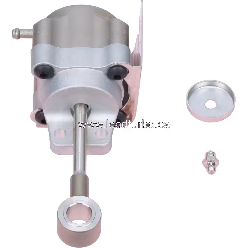 HY55V actuator push rod with circular eyelet and mounting bracket