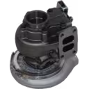 Bottom view of 4035199 turbocharger for Cummins 6BT with visible compressor wheel inlet