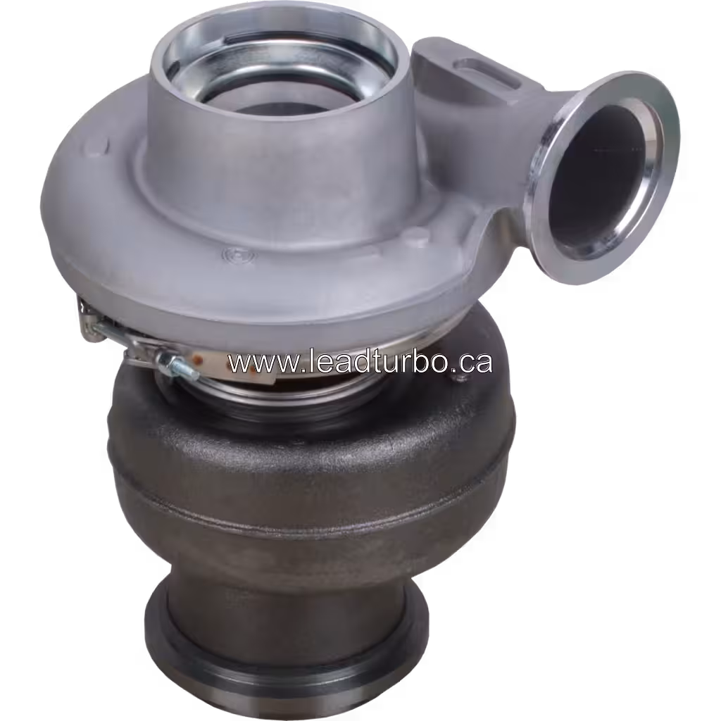 Cummins ISX1 HX55 Turbocharger top view showing compressor impeller