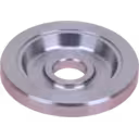 Cummins ISM HX55 turbo back plate bottom view with recessed bowl cavity