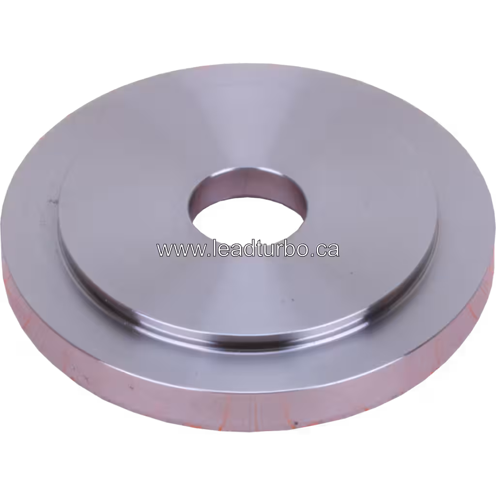 FOR 4049337 BP HX55 back plate top view showing concentric grooves and central hole