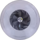Front view of 431876-0145 GT2256MS turbocharger core showing compressor wheel